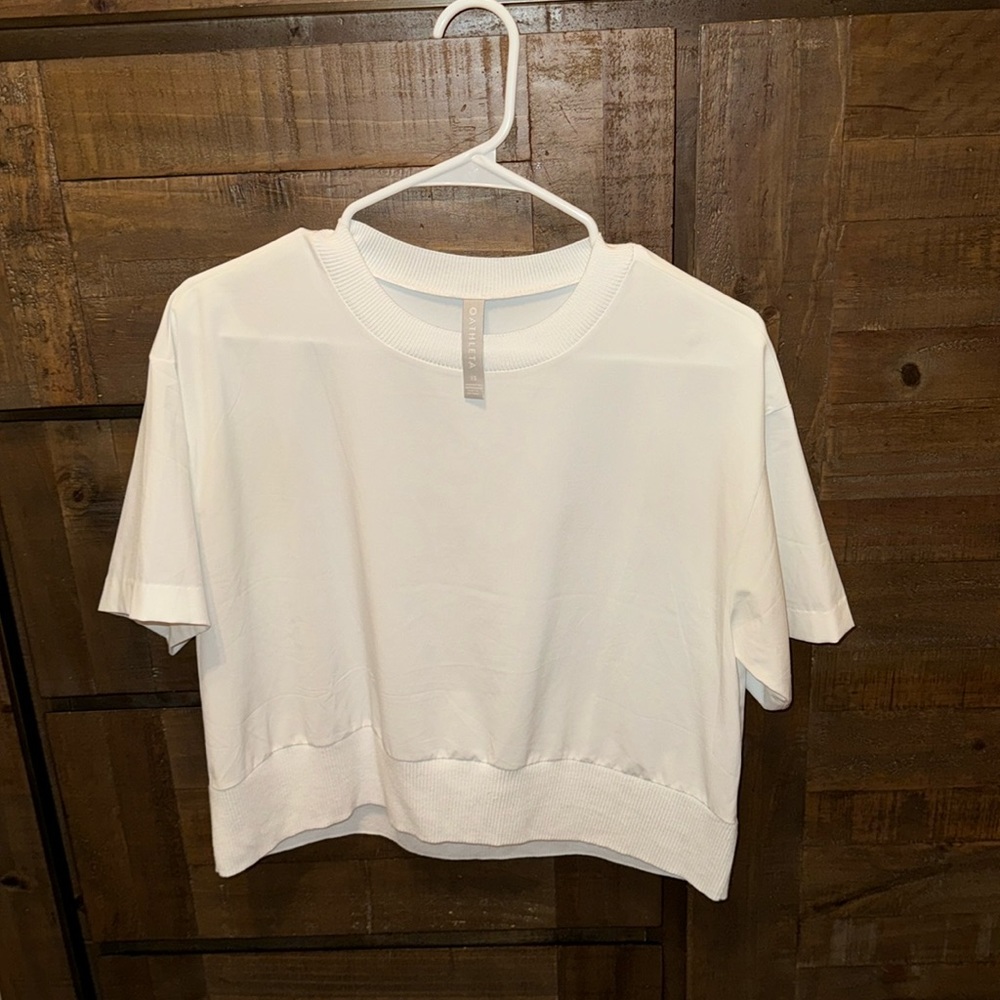 Athleta Zephyr Crop Tee XS
